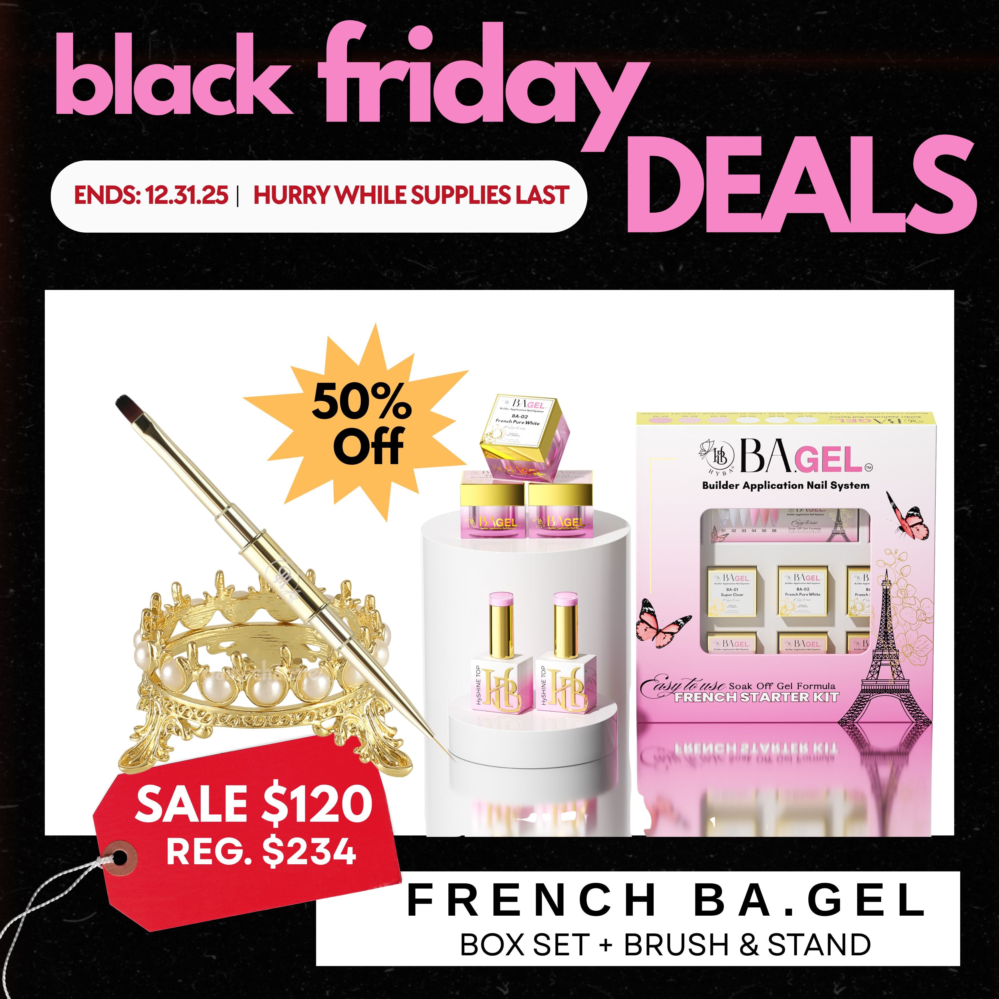 BLACK FRIDAY SALE - FRENCH BA.GEL BUILDER GEL 50% OFF